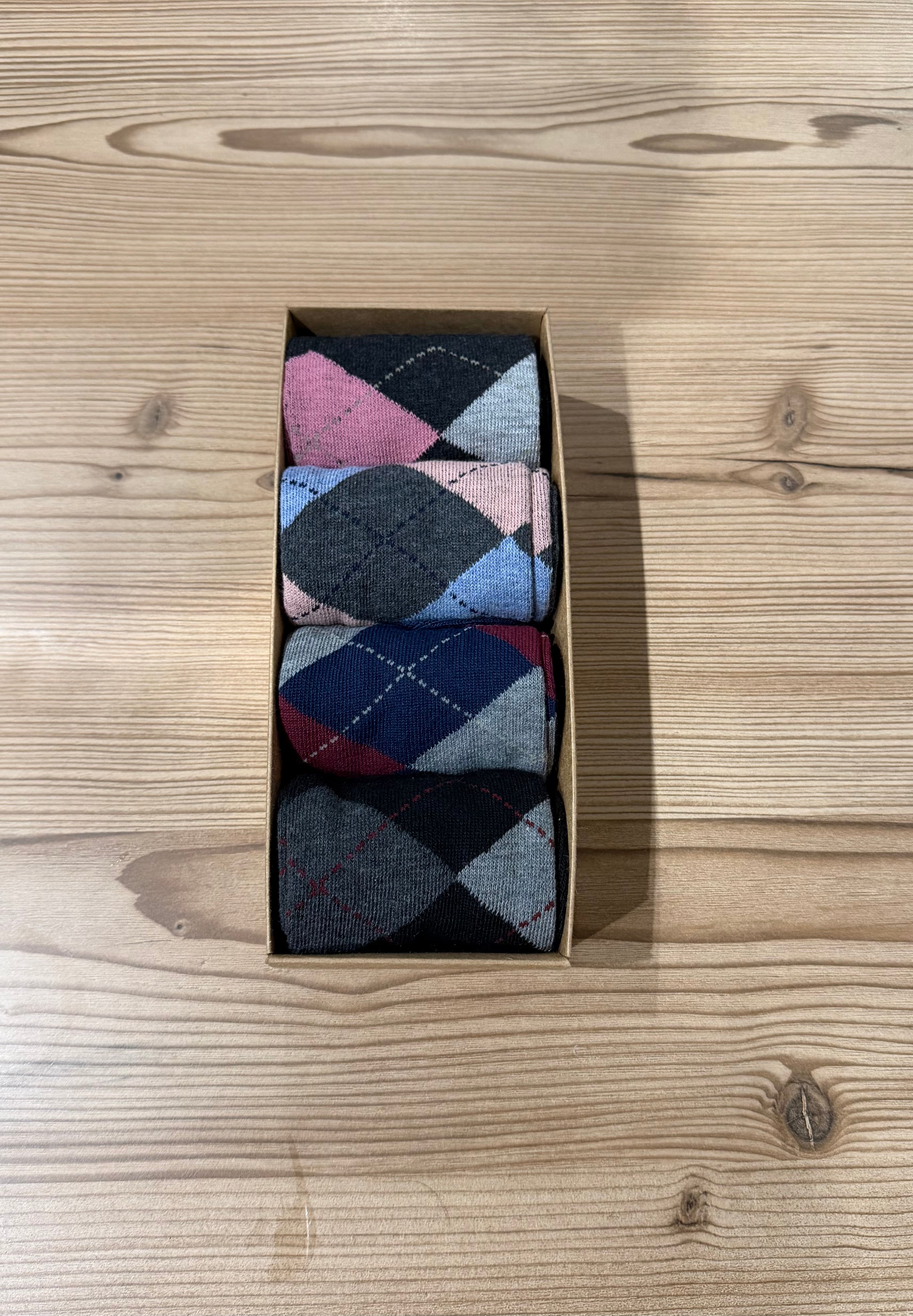 Calcetines de cuadros